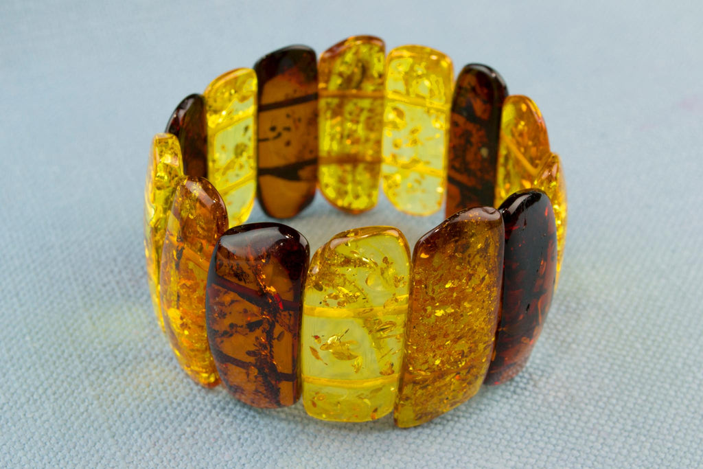 Baltic Amber Pebble Bracelet