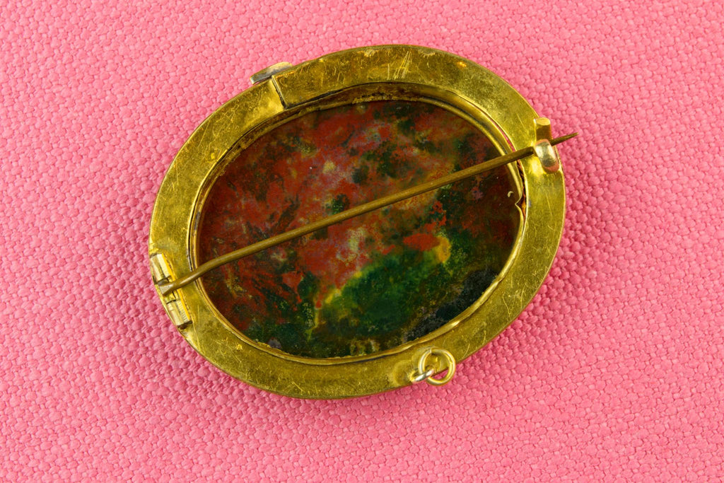 Large Agate Brooch, Scottish 19th Century