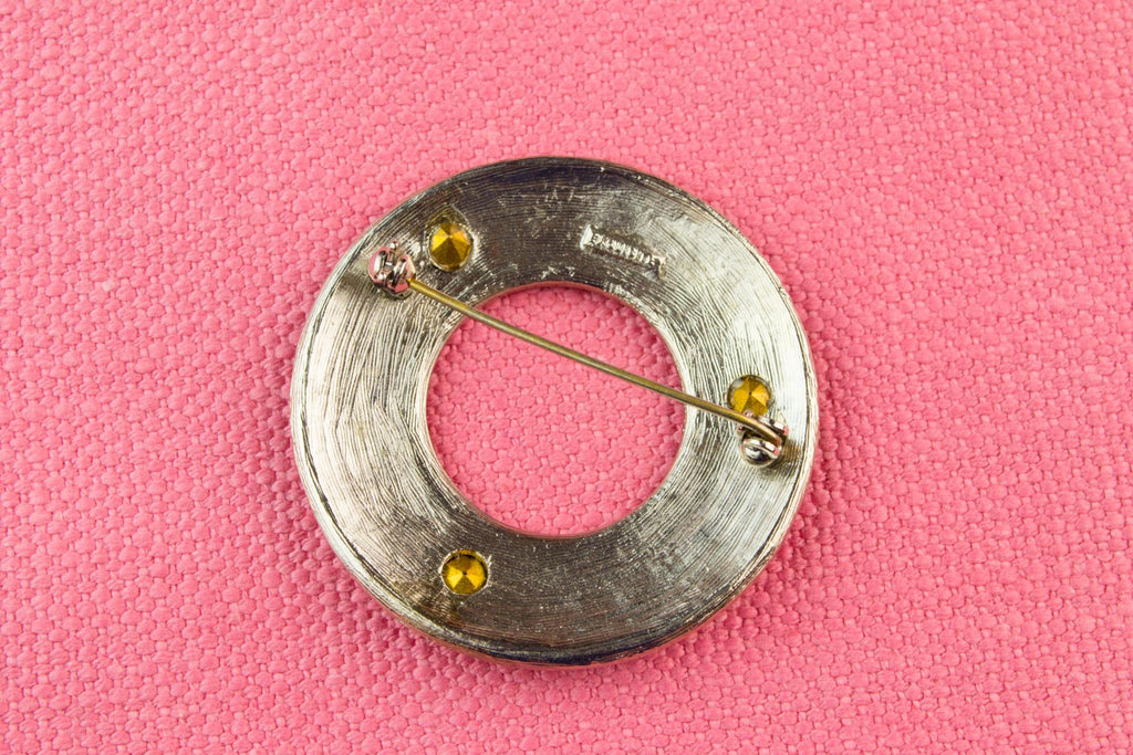 Celtic Kilt Pin Brooch by Exquisite, English 1950s
