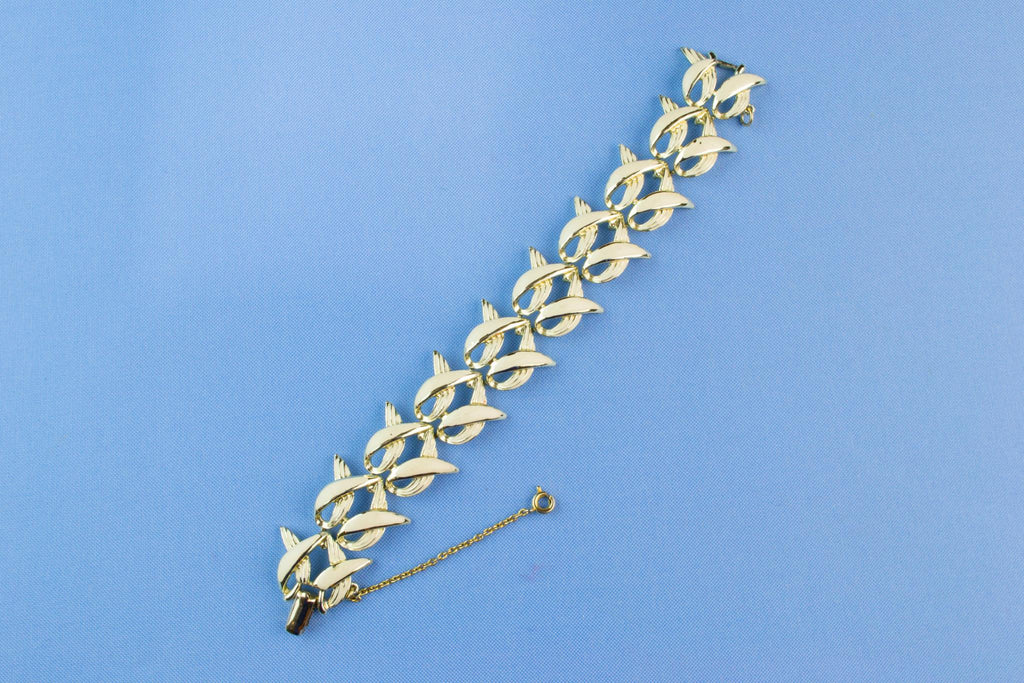 White Enamel Bracelet by Jewelcraft
