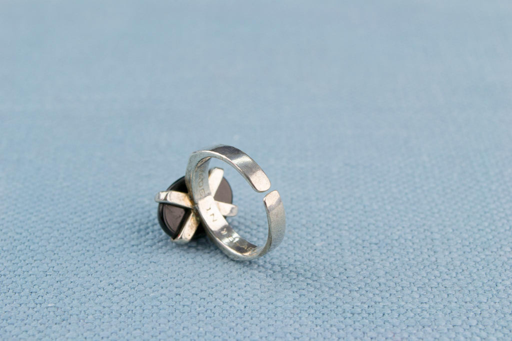 Sterling Silver Cabochon Ring