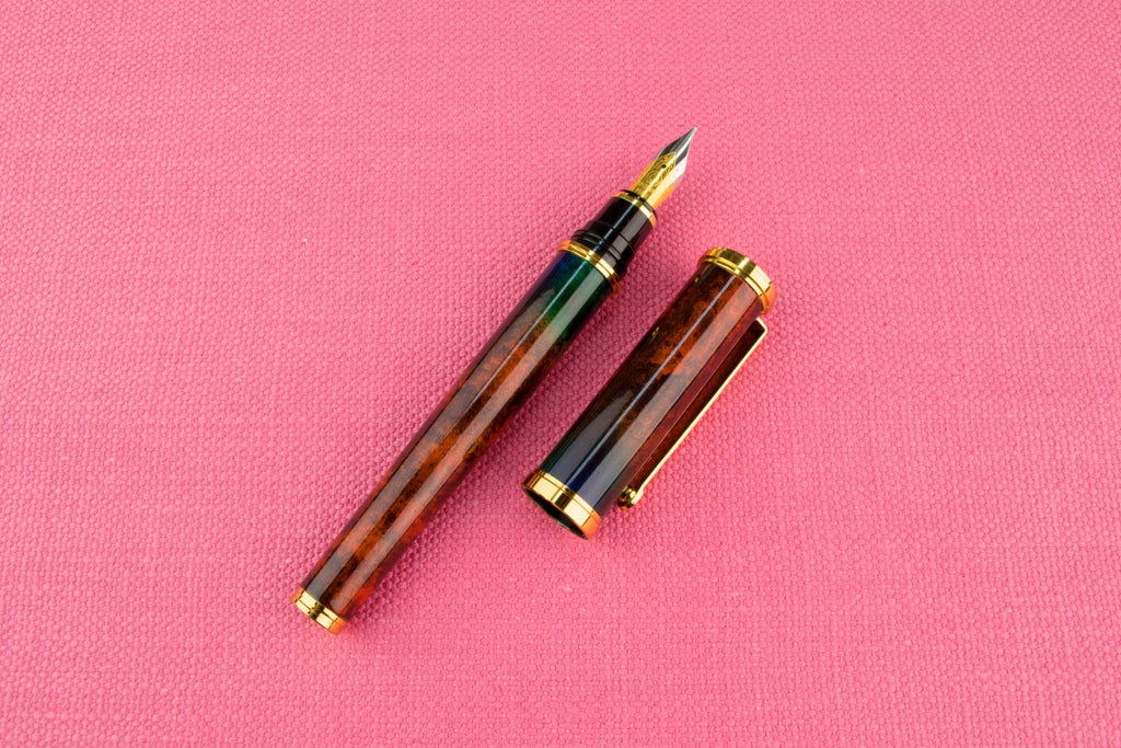 Marbled Red Fountain Pen by Osama