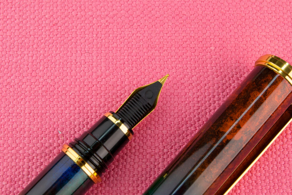 Marbled Red Fountain Pen by Osama