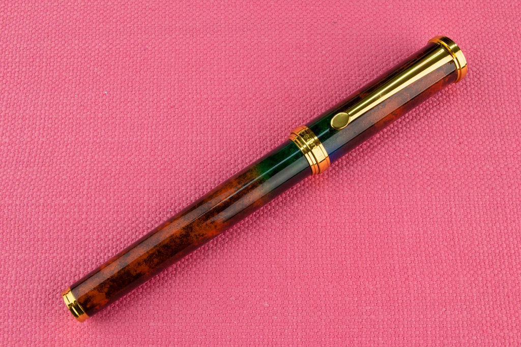 Marbled Red Fountain Pen by Osama