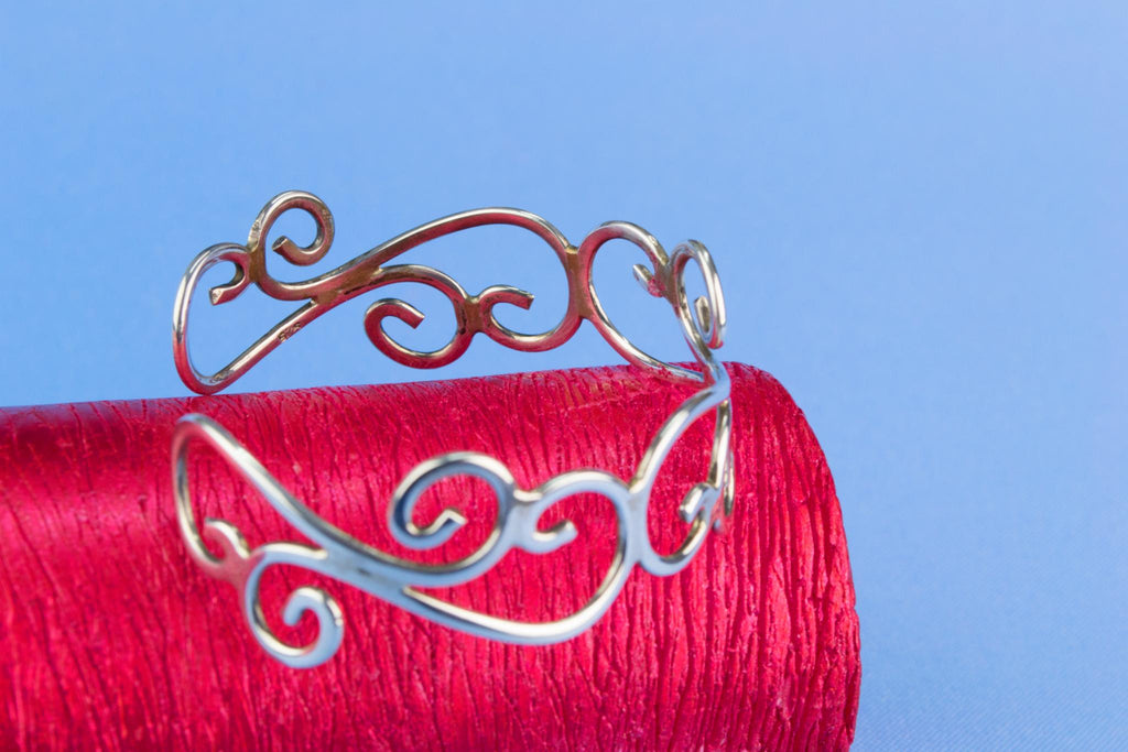 Sterling Silver Openwork Bracelet