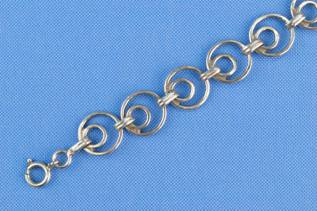 Links Bracelet In Sterling Silver