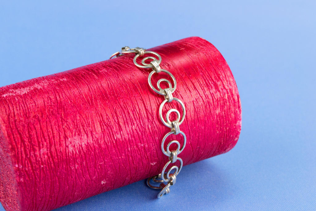Links Bracelet In Sterling Silver