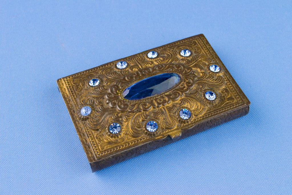 Small Gilded Card Box Early 1900s