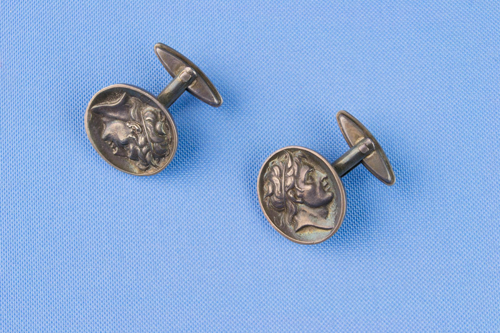 Roman Emperor Portrait Cufflinks