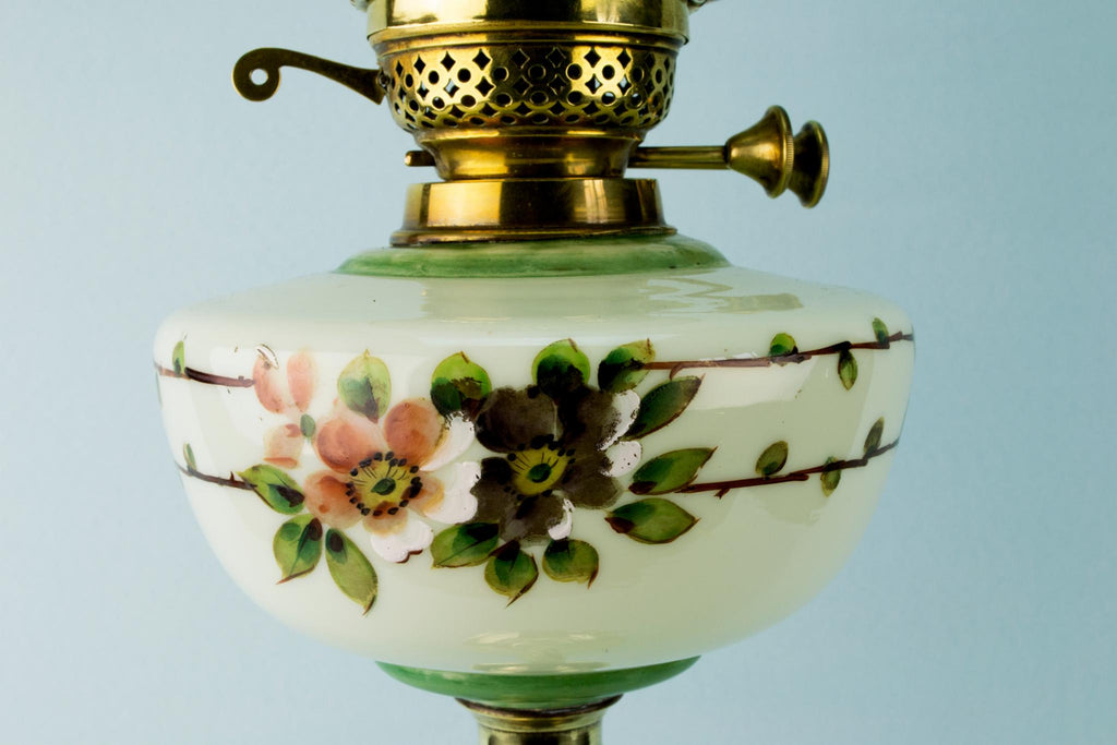 Tall Victorian Duplex Oil Lamp, English 19th Century
