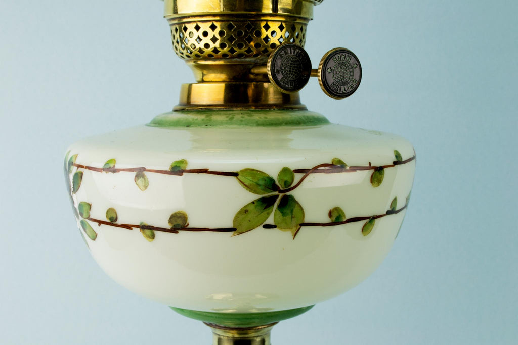 Tall Victorian Duplex Oil Lamp, English 19th Century
