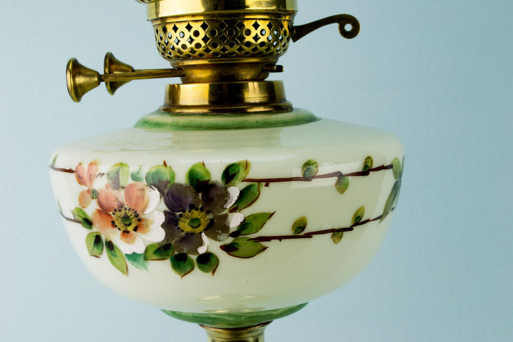 Tall Victorian Duplex Oil Lamp, English 19th Century