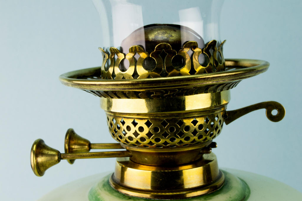 Tall Victorian Duplex Oil Lamp, English 19th Century