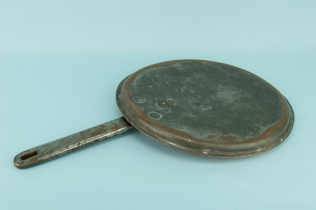 Copper & Iron Pan Lid, English Mid 19th Century