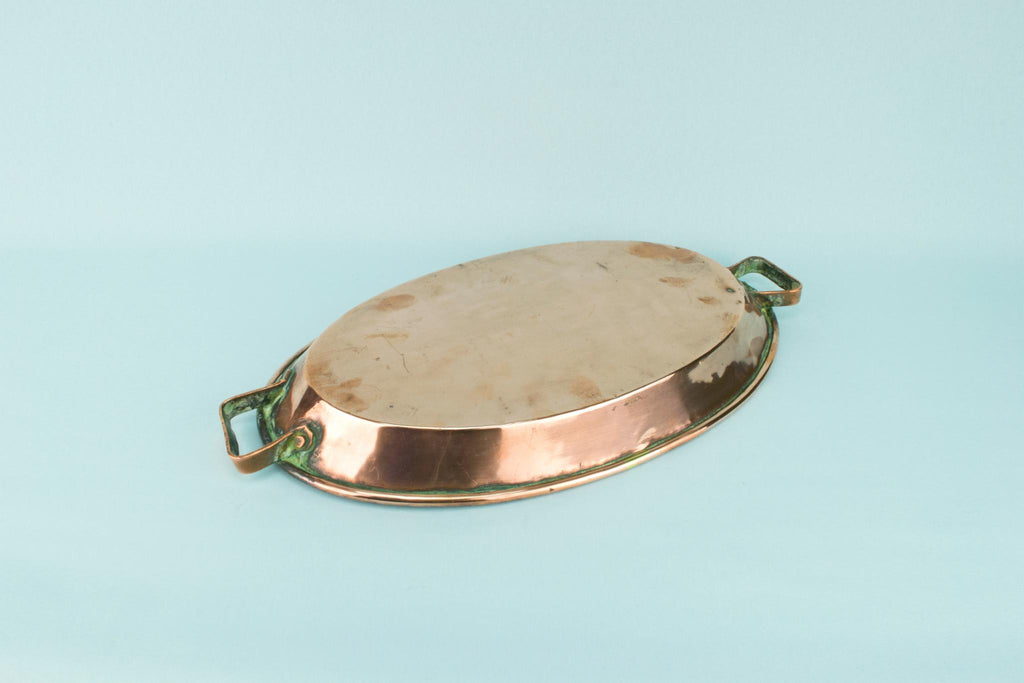Copper Shallow Frying Pan, English 19th Century
