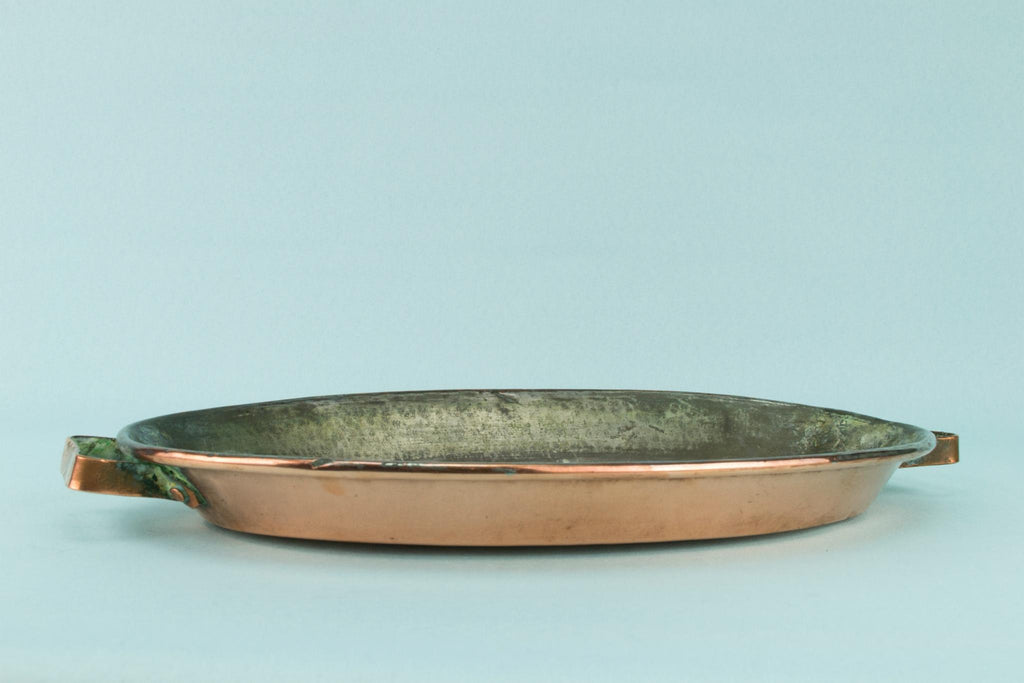 Copper Shallow Frying Pan, English 19th Century