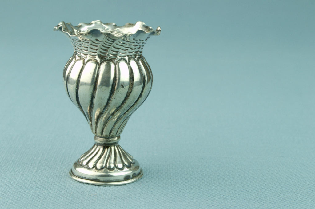 Small Silver Vase for a Single Bud