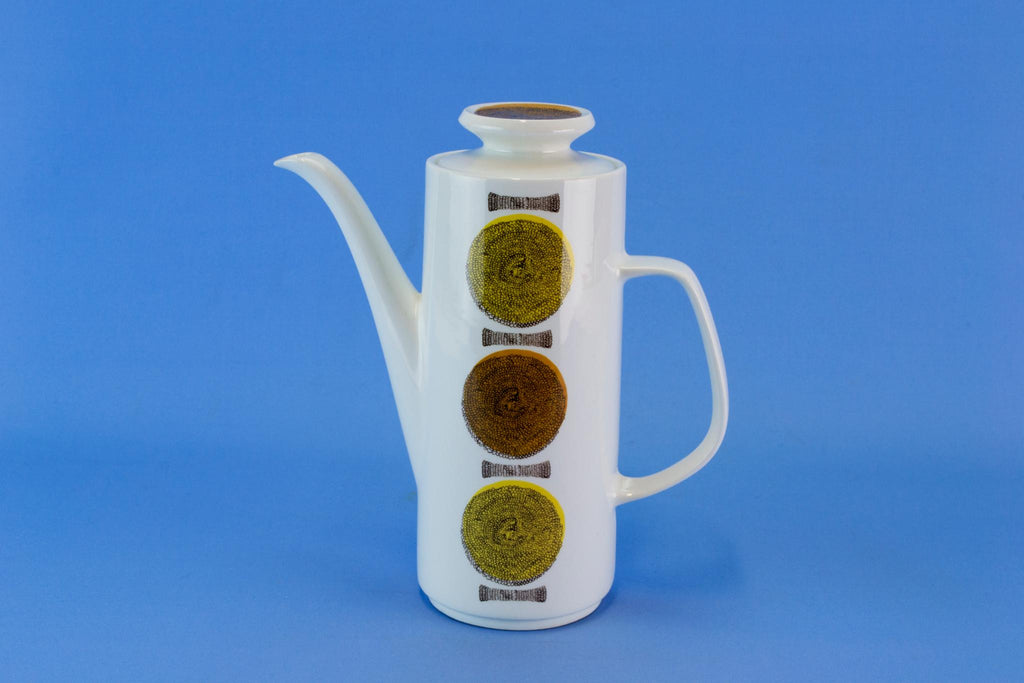 Large Meakin Coffee Pot, English 1960s