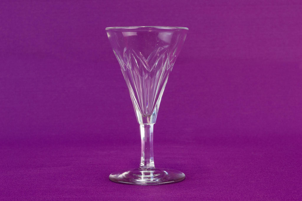 Victorian Port Glass, English 19th Century