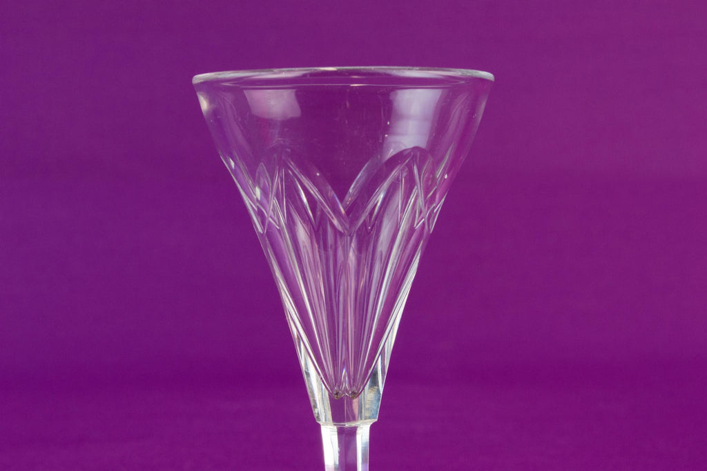 Victorian Port Glass, English 19th Century