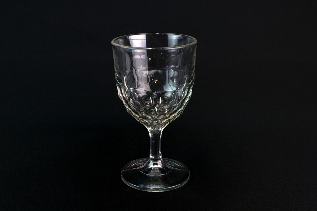 Victorian Beer Stem Glass, English 19th Century