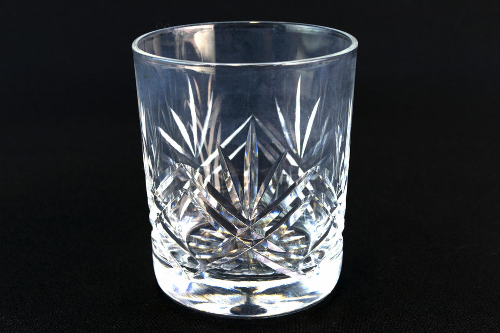 4 Small Cut Glass Tumblers