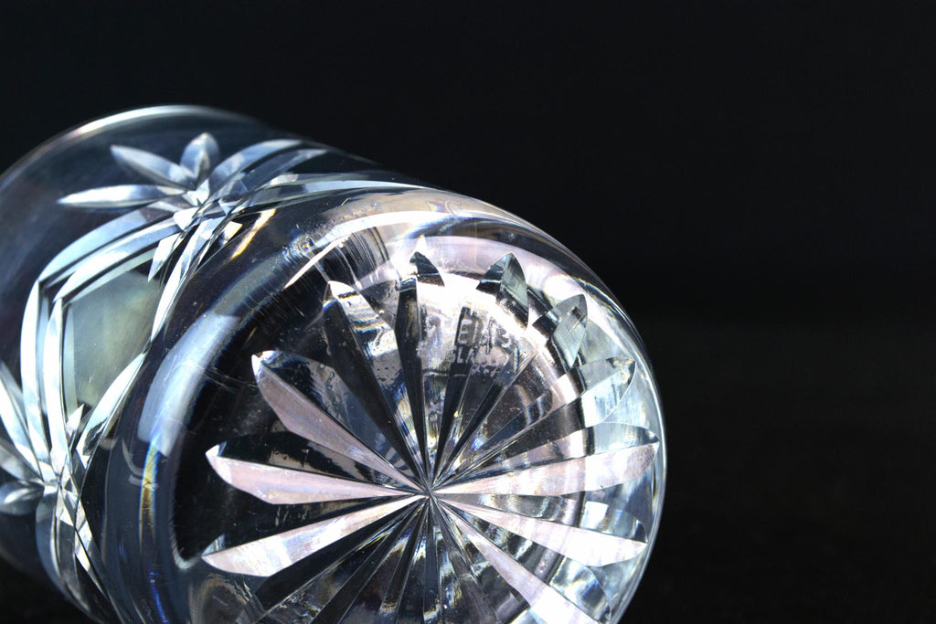 4 Small Cut Glass Tumblers