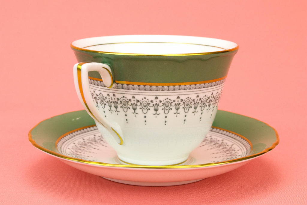 Tea Set for 6 Regency by Royal Worcester, English 1970s