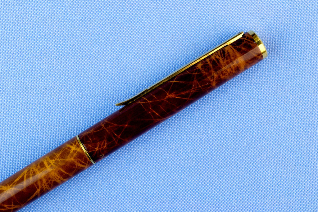 Aurora Hastil 14ct Gold Fountain Pen, Italian 1970s