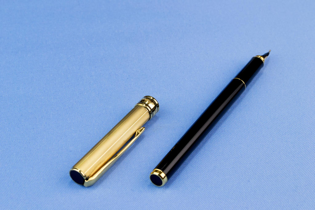 Aurora Sterling Silver Fountain Pen 14ct Gold