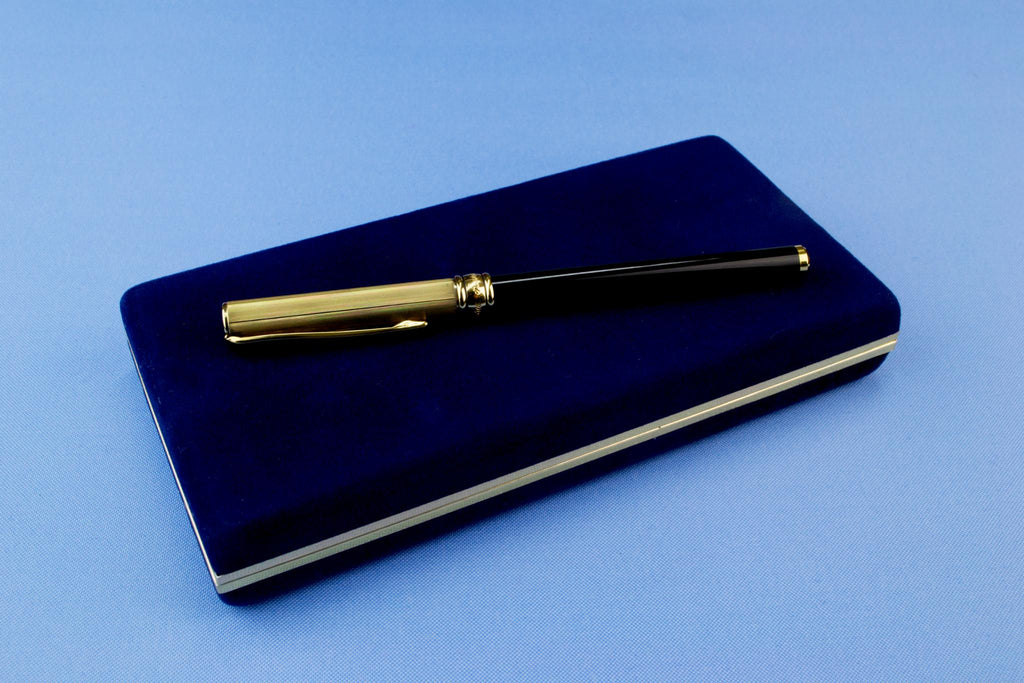 Aurora Sterling Silver Fountain Pen 14ct Gold