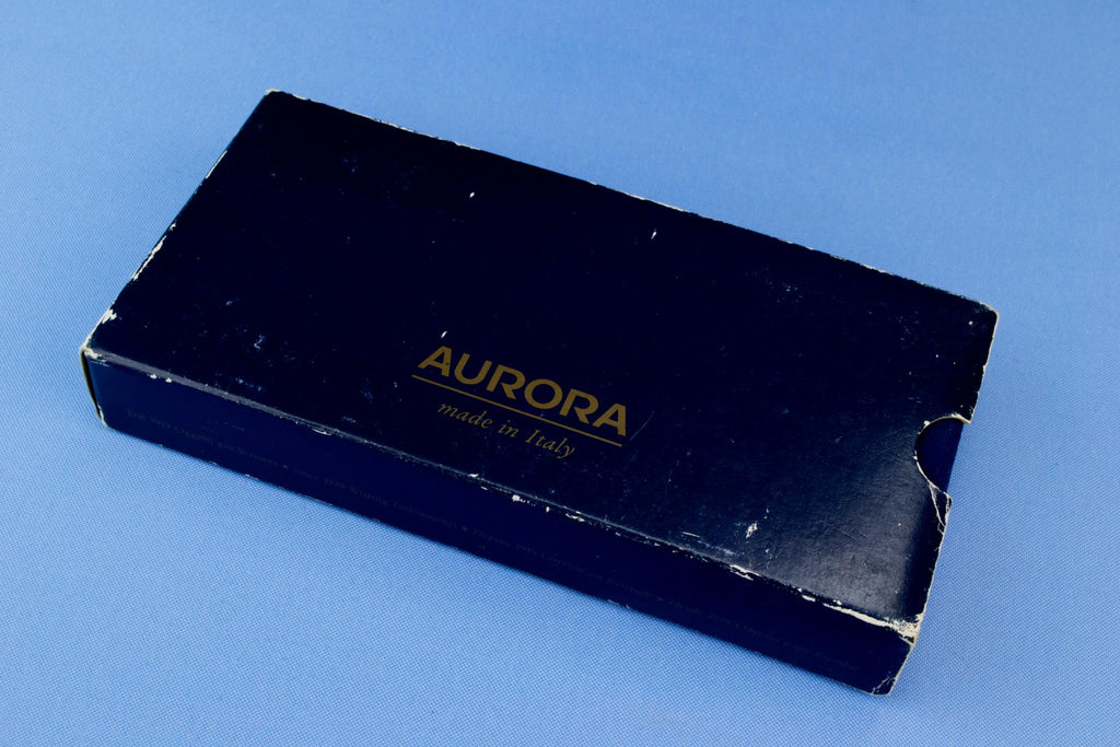 Aurora Sterling Silver Fountain Pen 14ct Gold