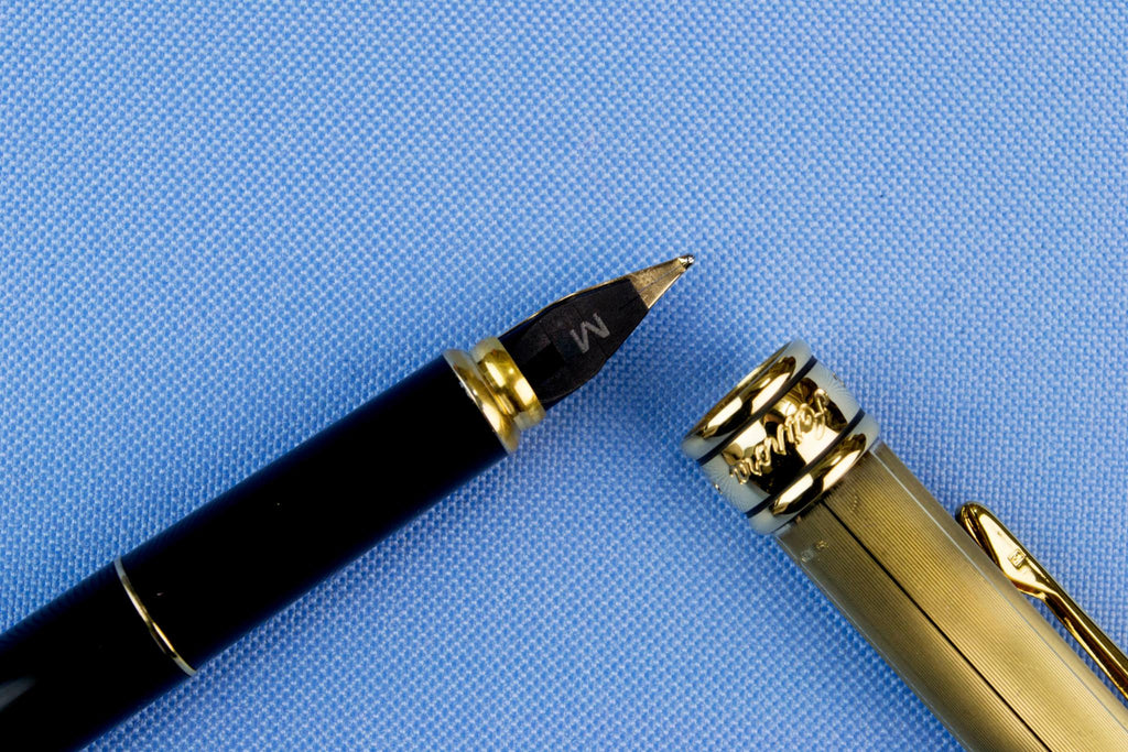 Aurora Sterling Silver Fountain Pen 14ct Gold