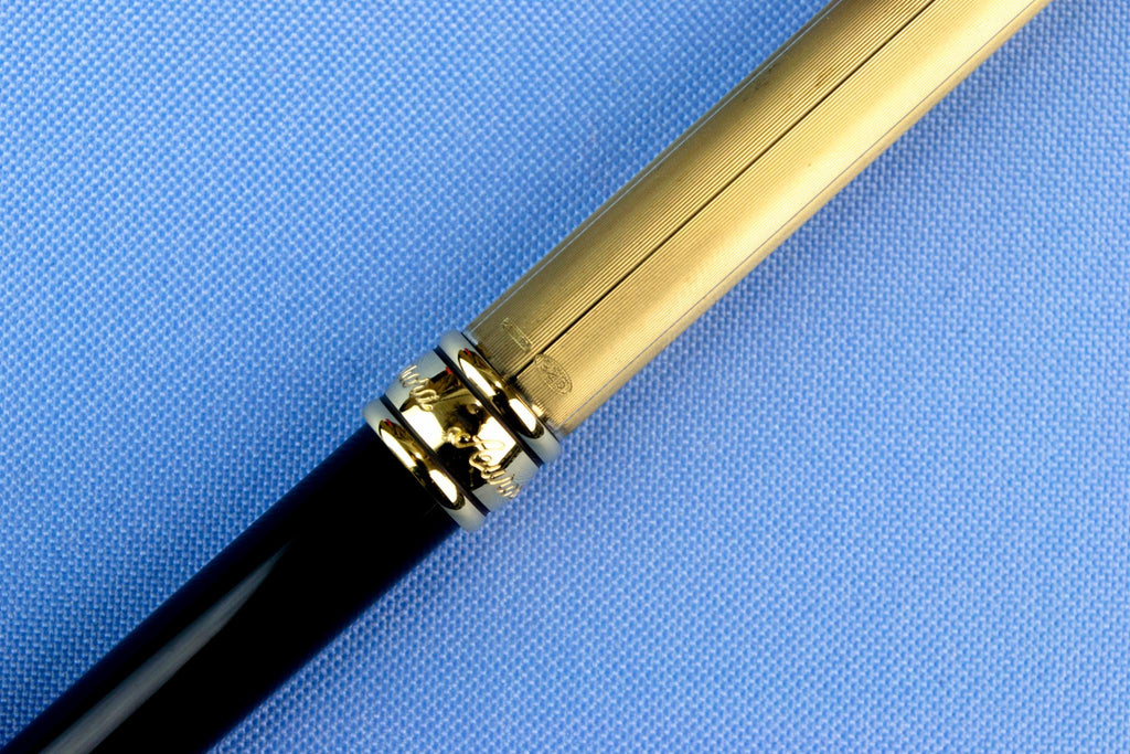 Aurora Sterling Silver Fountain Pen 14ct Gold