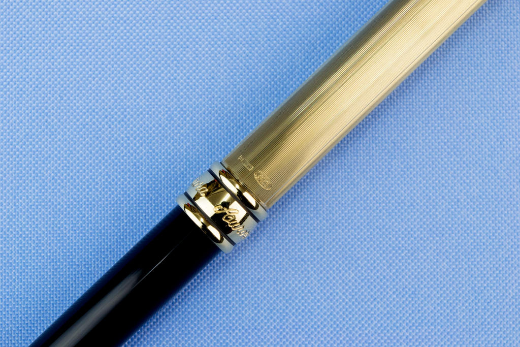 Aurora Sterling Silver Fountain Pen 14ct Gold