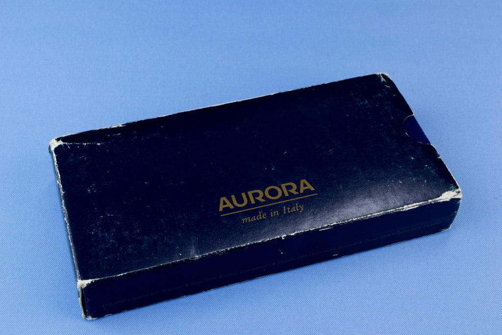 Aurora Sterling Silver Fountain Pen 14ct Gold