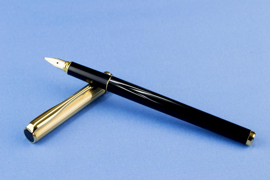 Aurora Sterling Silver Fountain Pen 14ct Gold