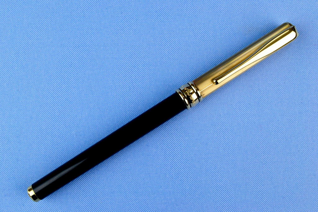 Aurora Sterling Silver Fountain Pen 14ct Gold