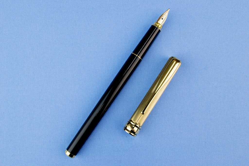 Aurora Sterling Silver Fountain Pen 14ct Gold