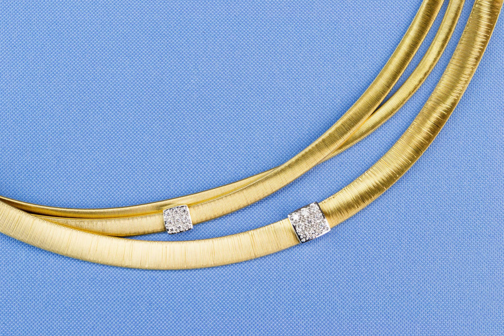 Marco Bicego Masai choker necklace in 18ct gold