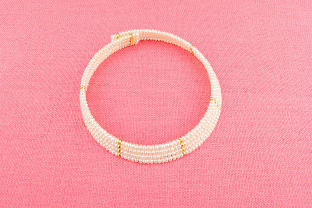 18ct Gold and Pearl Choker