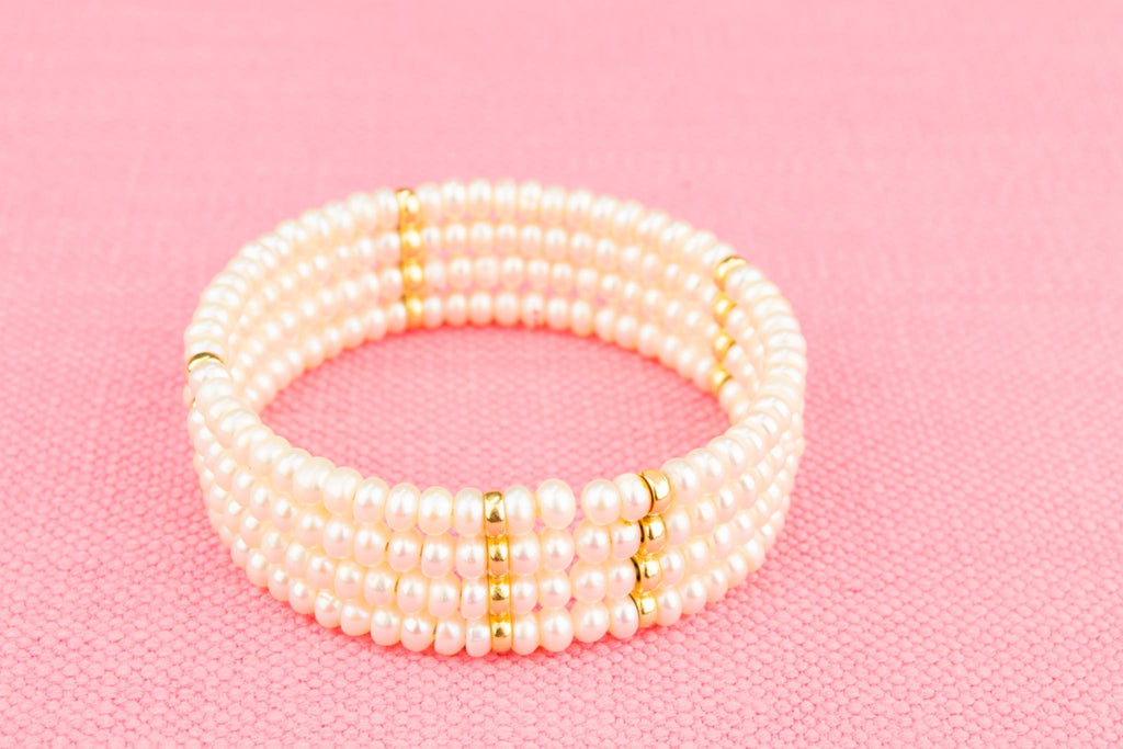 18ct Gold and Pearl Bracelet