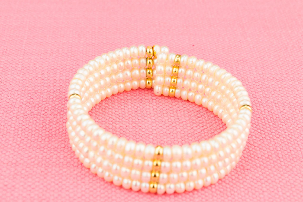 18ct Gold and Pearl Bracelet