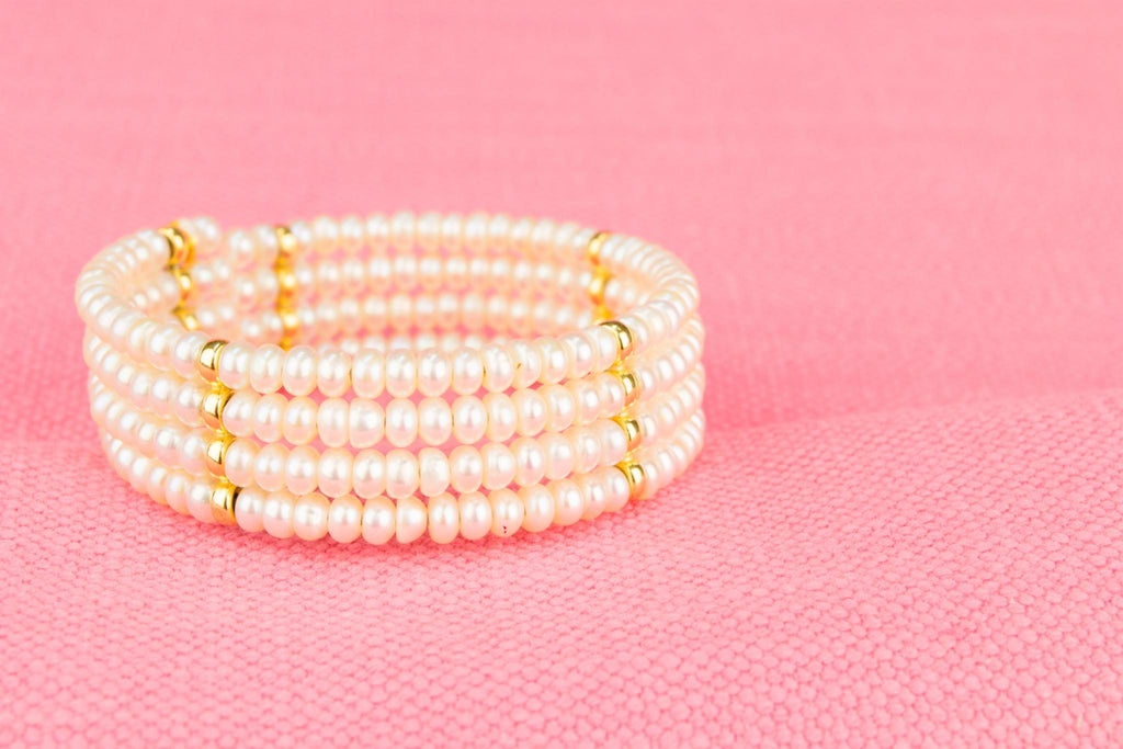 18ct Gold and Pearl Bracelet