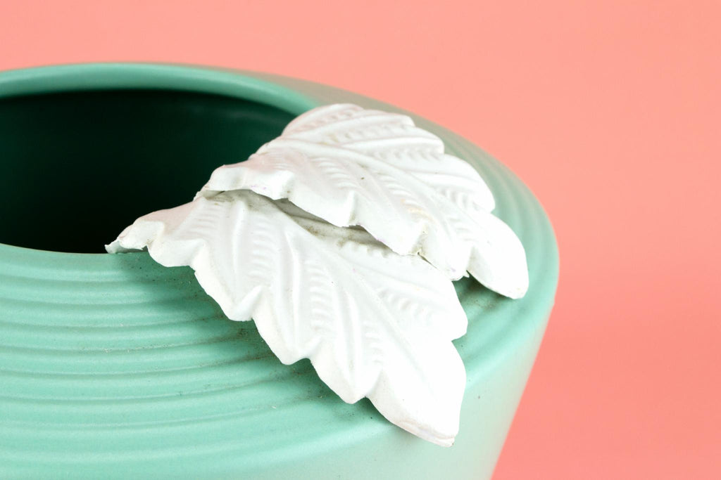 Green Mid Century Modern Vase, English Circa 1950