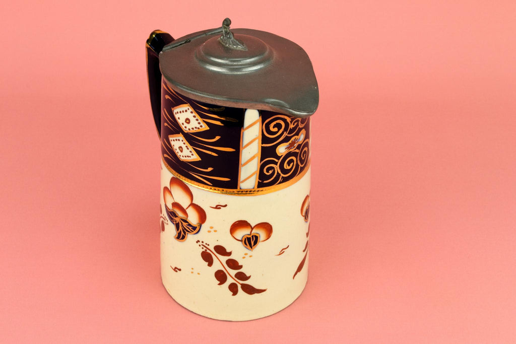 Gaudy Welsh Jug by Sadler, English 1930s