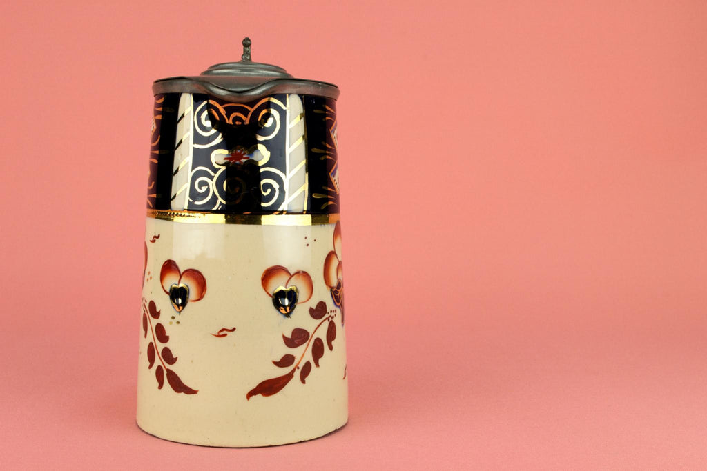 Gaudy Welsh Jug by Sadler, English 1930s