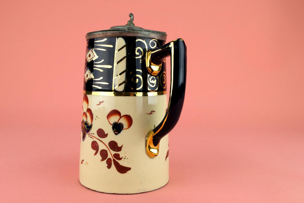 Gaudy Welsh Jug by Sadler, English 1930s