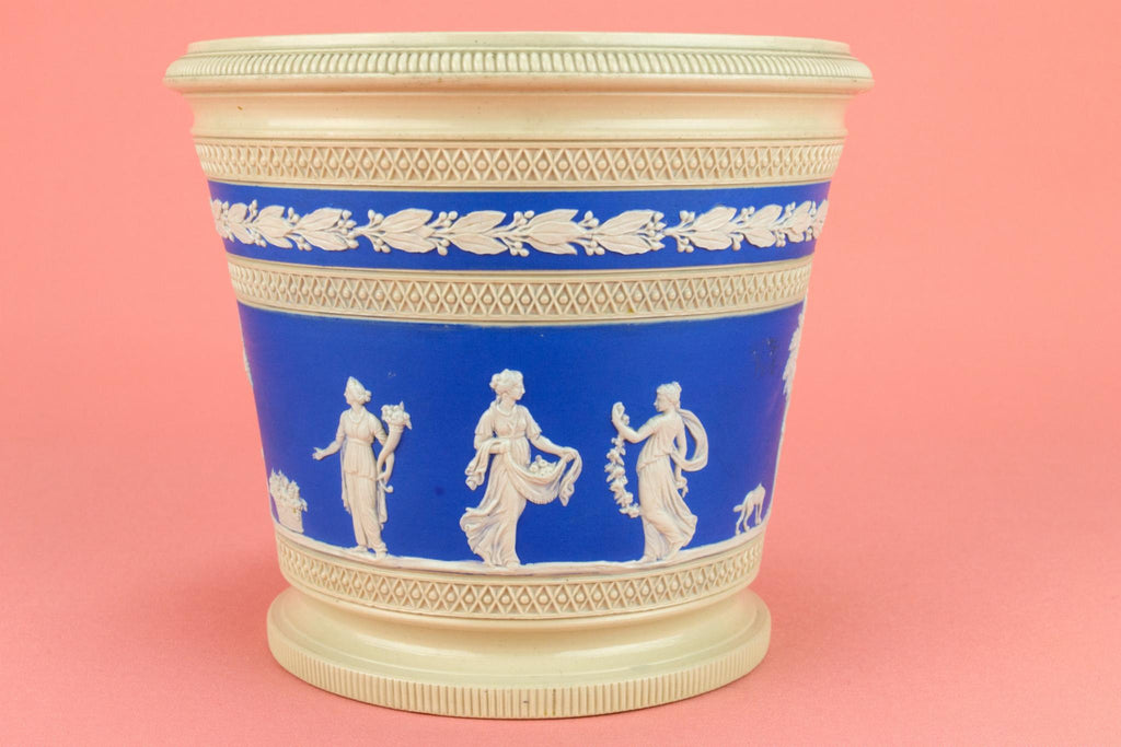 Blue and White Planter by Copeland, English Mid 19th Century