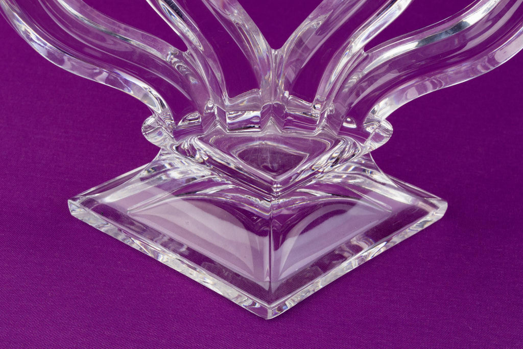 Crystal Glass Candelabra by Nachtmann